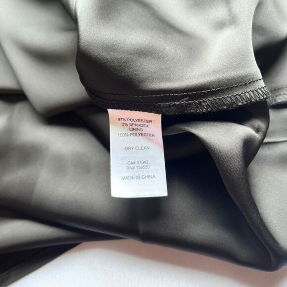 NWT JOIE BLACK SATIN HALTER OPEN BACK LONG EVENING DRESS - XL - Picture 11 of 12